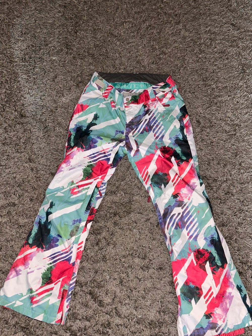 Surfanic Multicolor Flared ski Pants - Women's